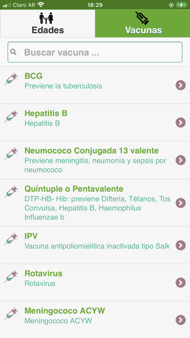 Calendario de Vacunación ARG Screenshot