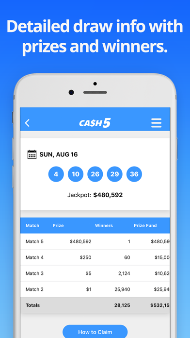 North Carolina Lotto Results Screenshot