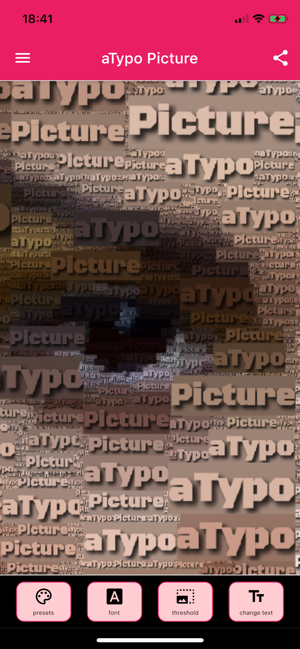 ‎aTypo Picture - a word Photo Screenshot