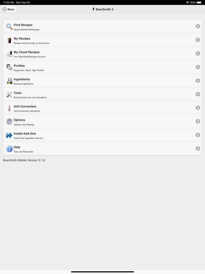 BeerSmith Mobile Home Brewing