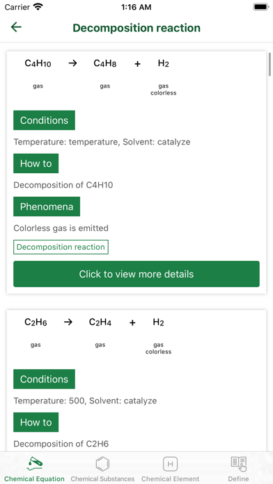 ‎Chemical Dictionary Screenshot