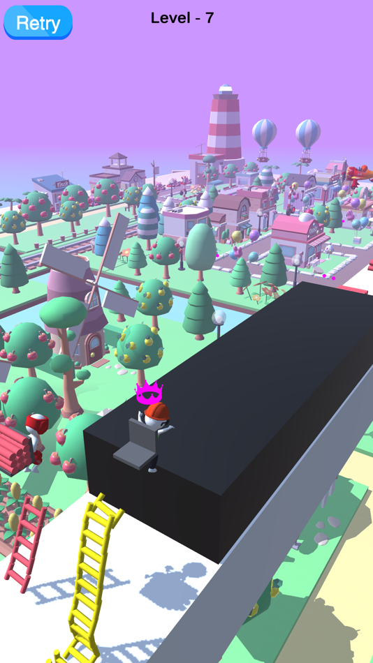 #3. Ladder Run 3D - Shortcut Dash (iOS) Podle: Hanh Dao Duc