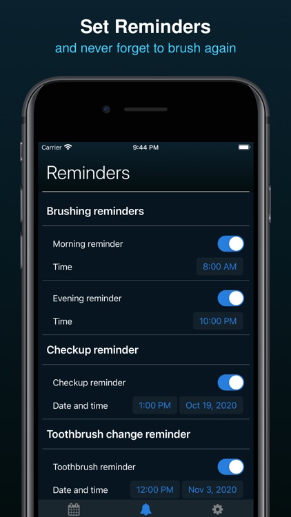 Tooth Buddy - Build a Habit