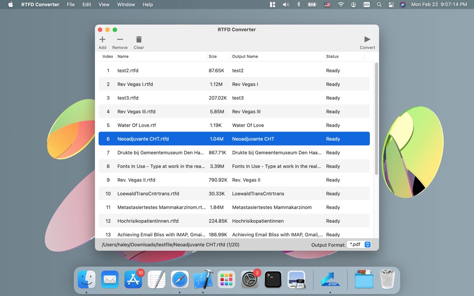 RTFD Converter - 2.3.3 - (macOS)