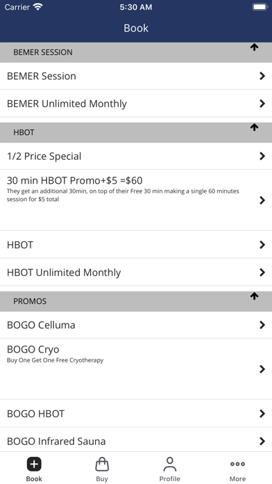 Reveal Wellness Screenshot