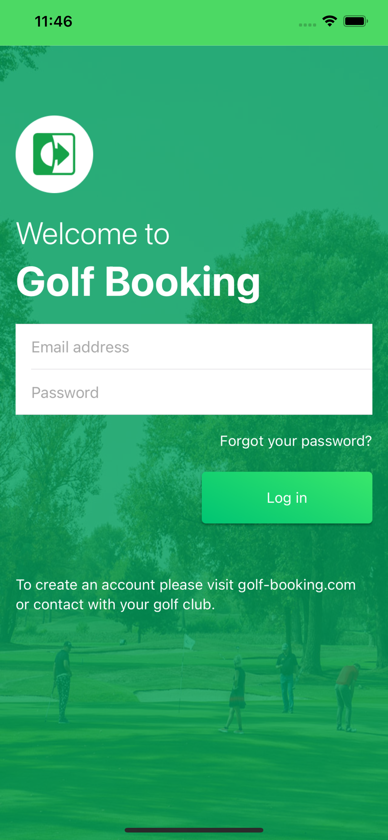Golf Booking
