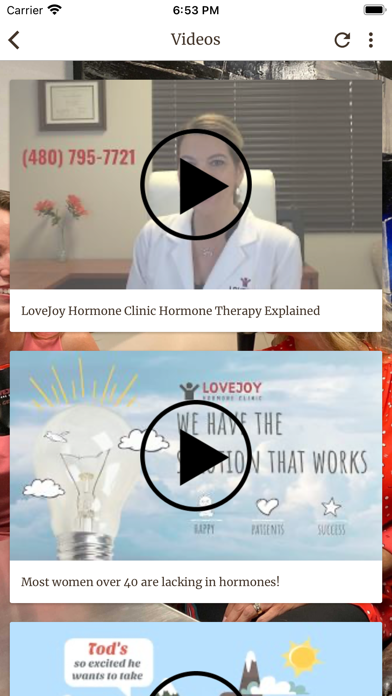 LoveJoy Clinic Screenshot