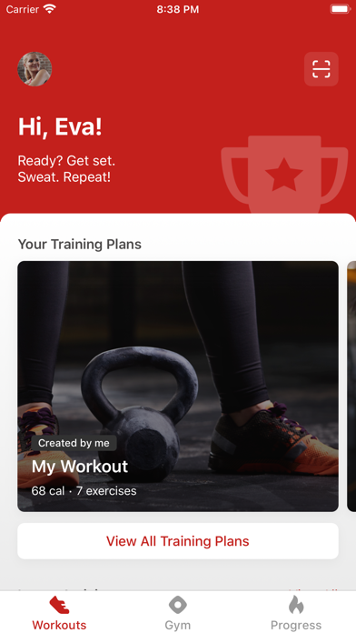 SLS Fitness Screenshot