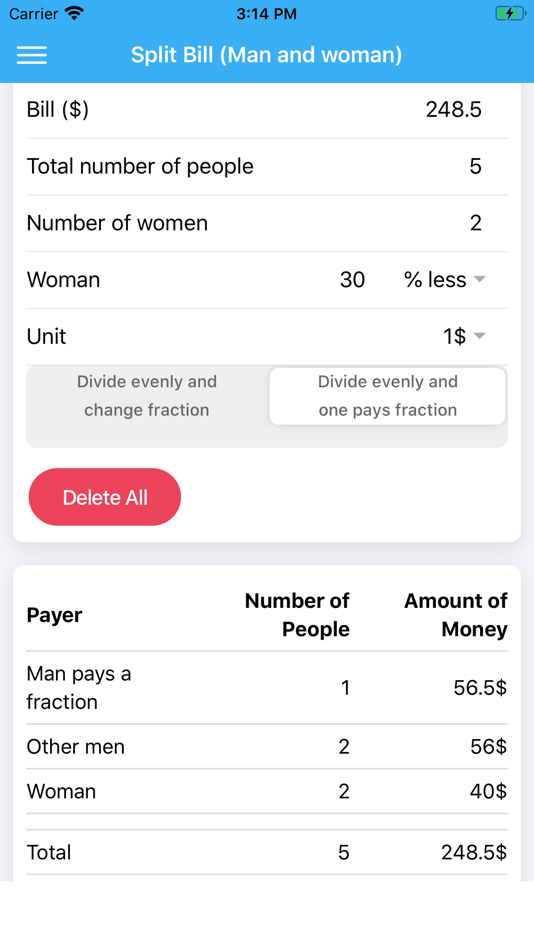 #4. Easy Split Bill (iOS) 由: Kouji Yamauchi