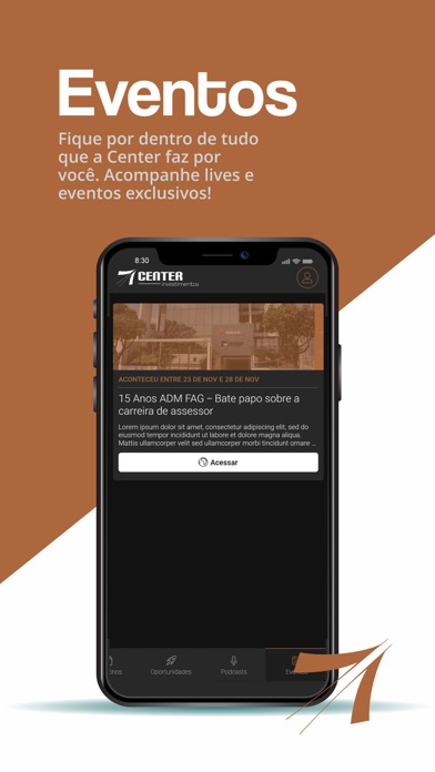 Center Investimentos Screenshot