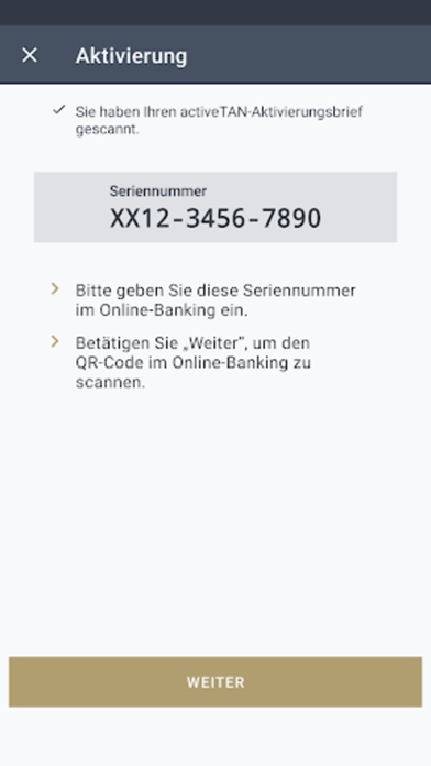 Varengold activeTAN Screenshot