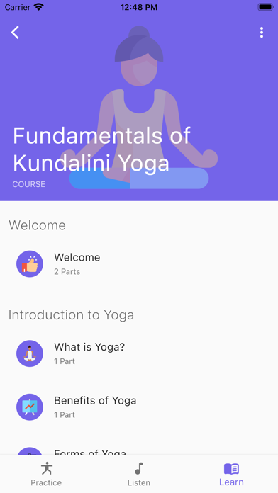 Kundalini Mobile Screenshot