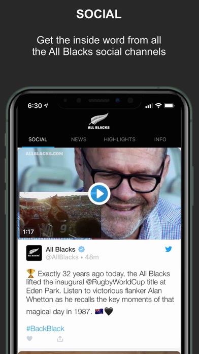 Screenshot #1 pour All Blacks Official