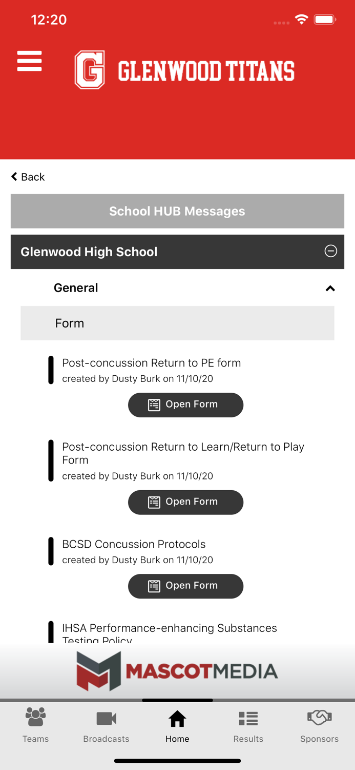 Glenwood Titans Athletics