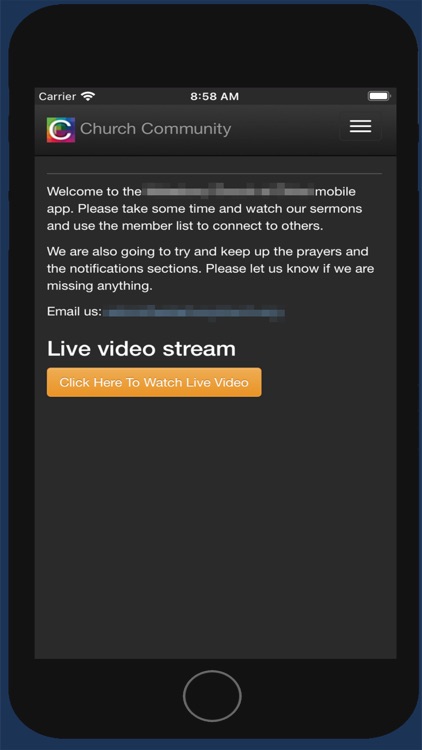 Church Community App