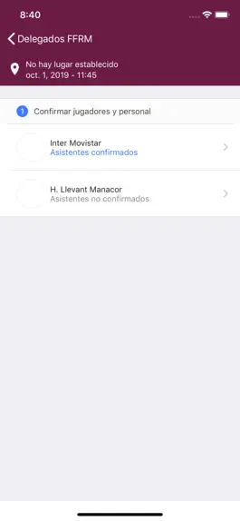 Game screenshot Delegados FFRM apk