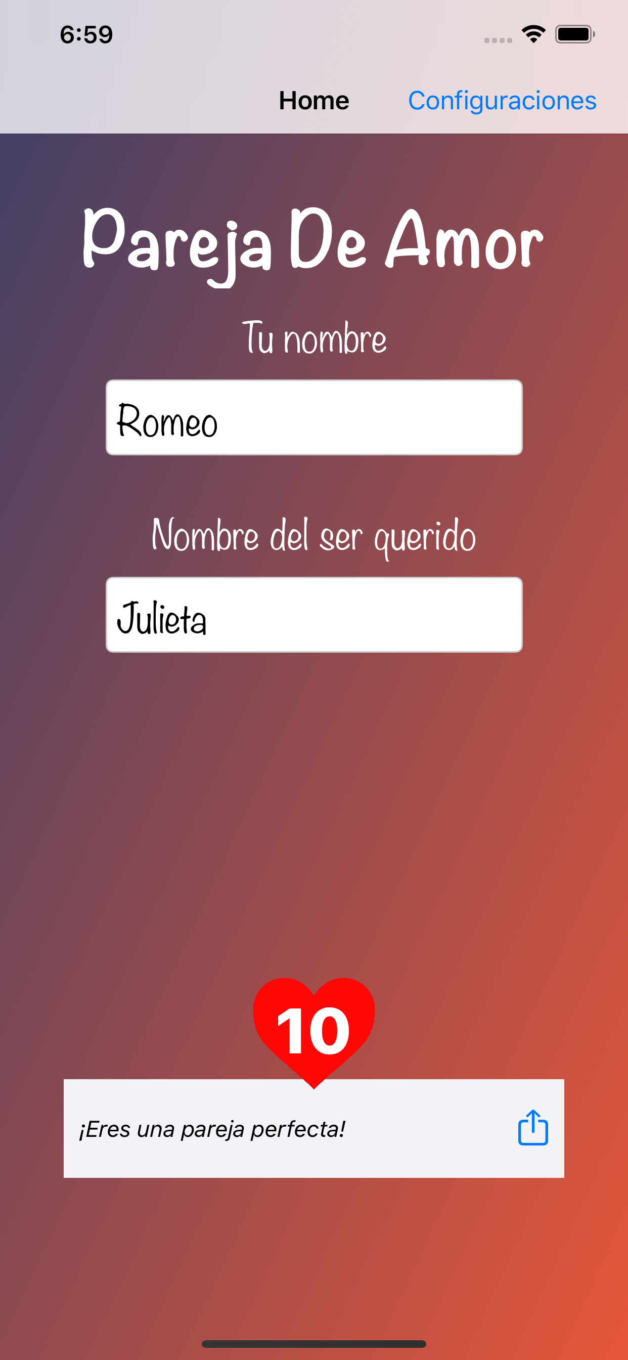 Pareja De Amor