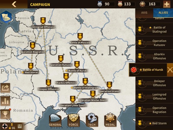 Glory of Generals 3: WW2 iPad app afbeelding 5