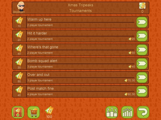 Screenshot #6 pour Xmas TriPeaks Card Solitaire