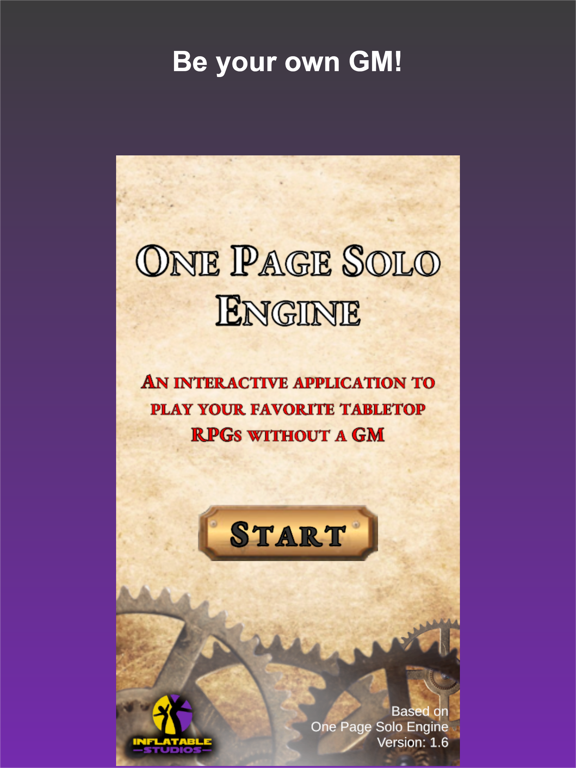 One Page Solo Engine