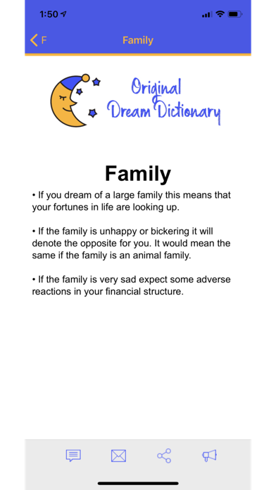 Original Dream Dictionary Screenshot