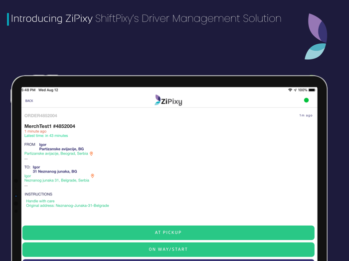 ZiPixy – Delivery by ShiftPixy