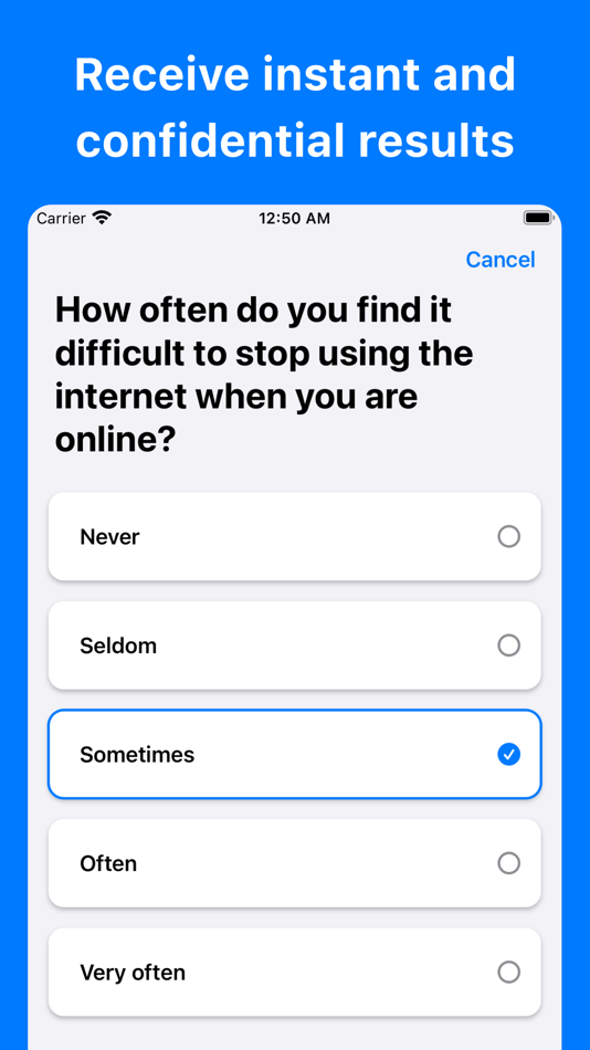 #2. Internet Addiction Test (iOS) 来自: Inquiry Health LLC