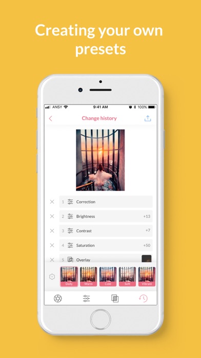Ansy - presets and filters Screenshot