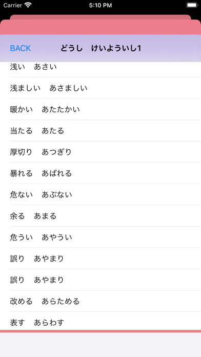 JLPT Test N1 Kanji Screenshot