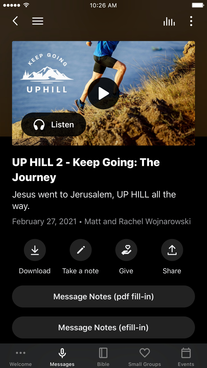 The Church Next Door App