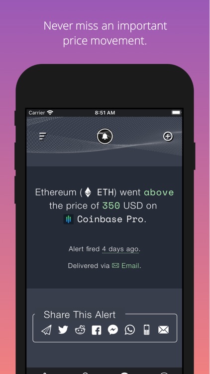 Cryptocurrency Alerting