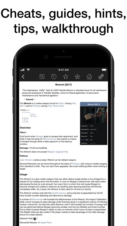 Pocket Wiki for Prey