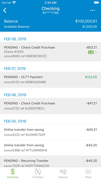 Oklahoma Federal Credit Union Screenshot