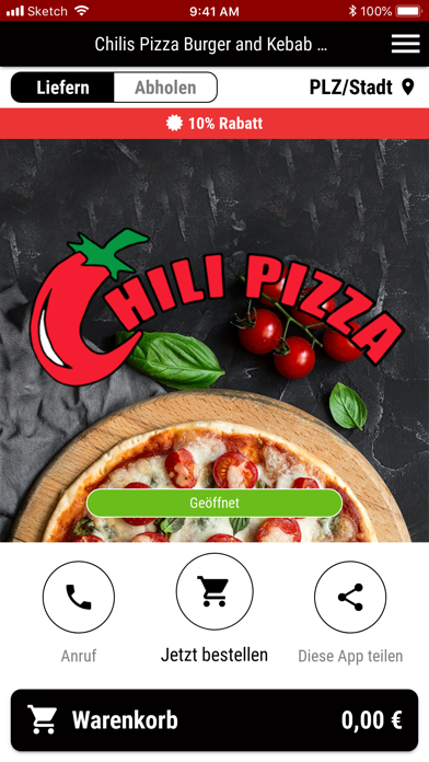 Screenshot #1 pour Chilis Pizza Burger and Kebab