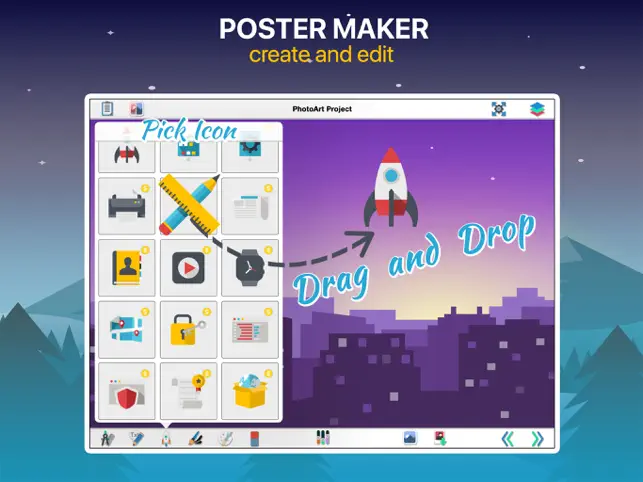 Poster Maker texto sobre foto4+_1