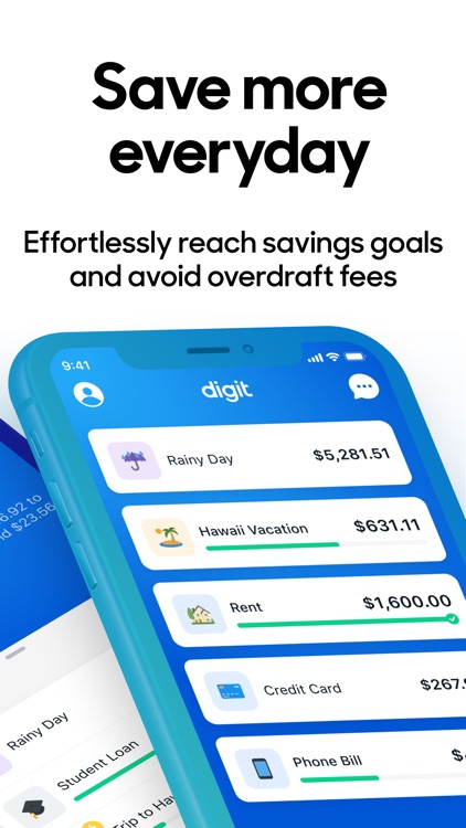 Digit Save Money. Pay off debt