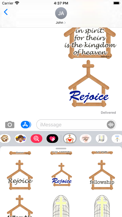 church stickers Screenshot