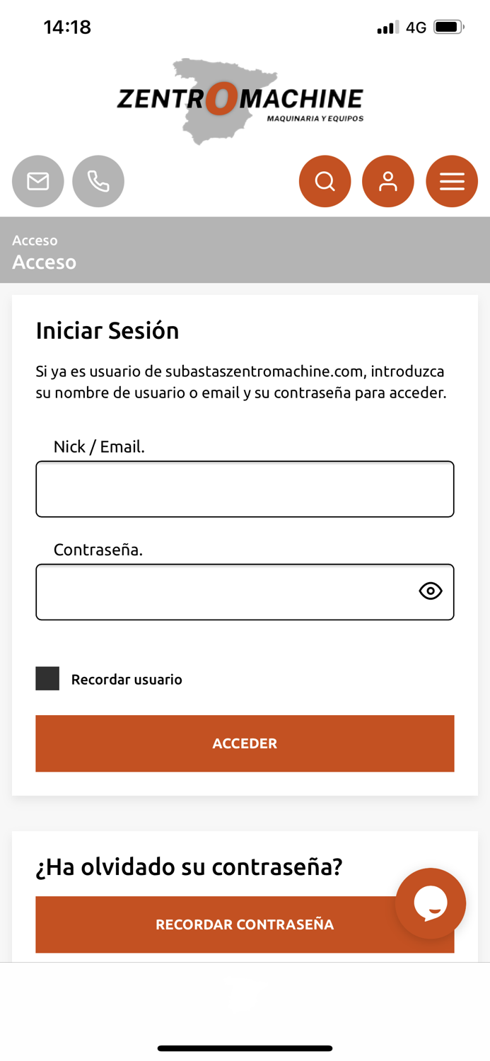 Subastas Zentromachine