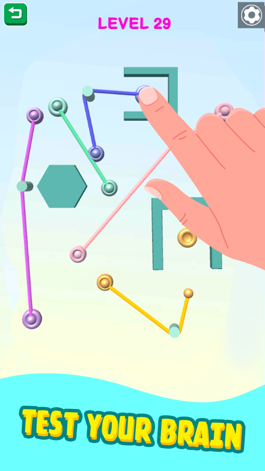 #5. Color Rope Puzzle: Roll Around (iOS) 由: Phan Thi Tra