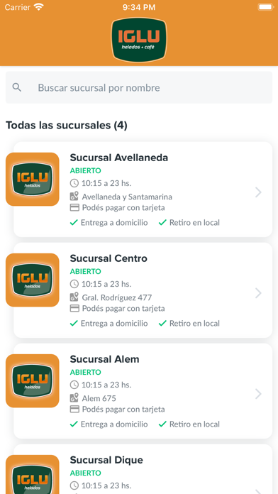 IGLU Helados Screenshot
