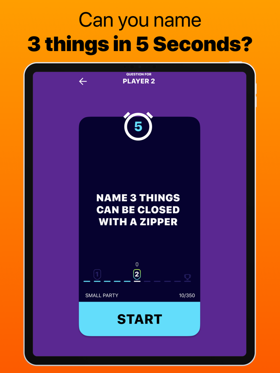 5 Second Rule - Party Games iPad screenshot 2 - Entertainment app