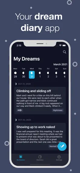Game screenshot Dreamy - Personal Dream Diary mod apk