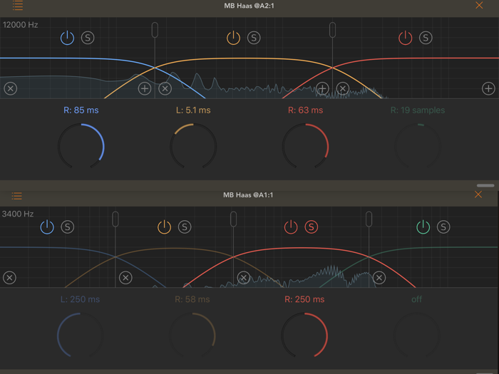 Multiband Haas Effect