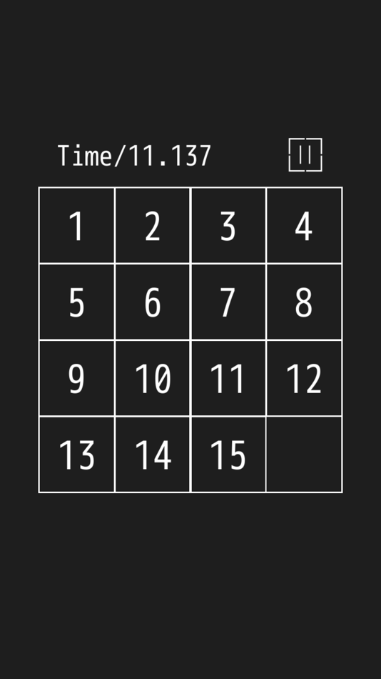 #1. Slide Puzzle -15の数字- (iOS) 由: Masaya Kamimoto