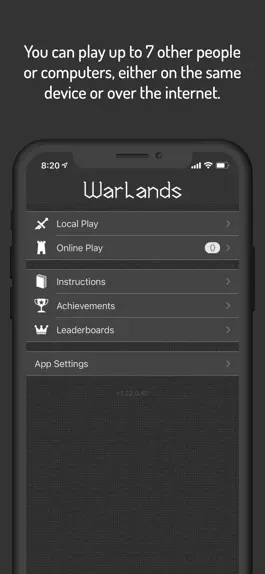 Game screenshot Warlands hack