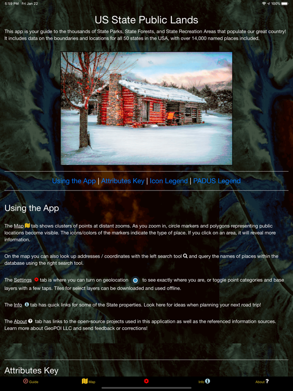 Screenshot #5 pour US State Parks and Forests Map