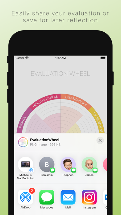 Evaluation Wheel Screenshot