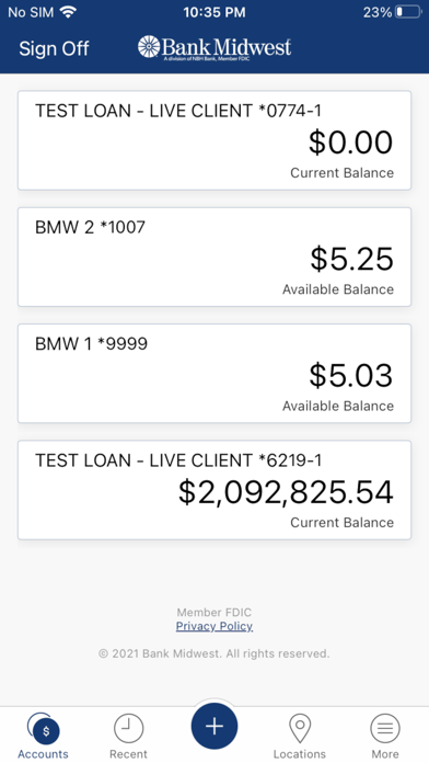 Bankmw Business Mobile Screenshot