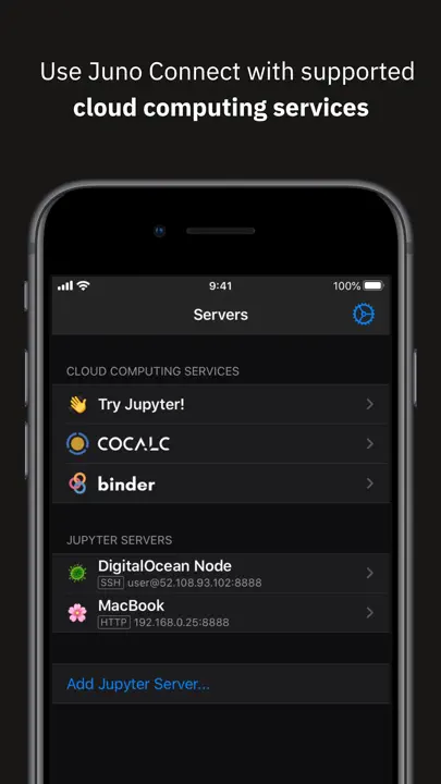 Juno Connect: Jupyter Client iPhone-skjermbilde 4