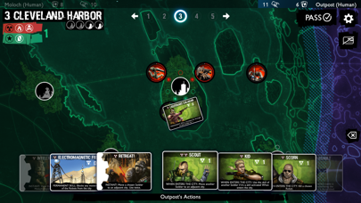 Neuroshima Convoy card game Screenshot